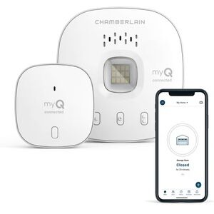 Chamberlain MyQ Garage Door Opener sensor hub WiFi Smartphone security